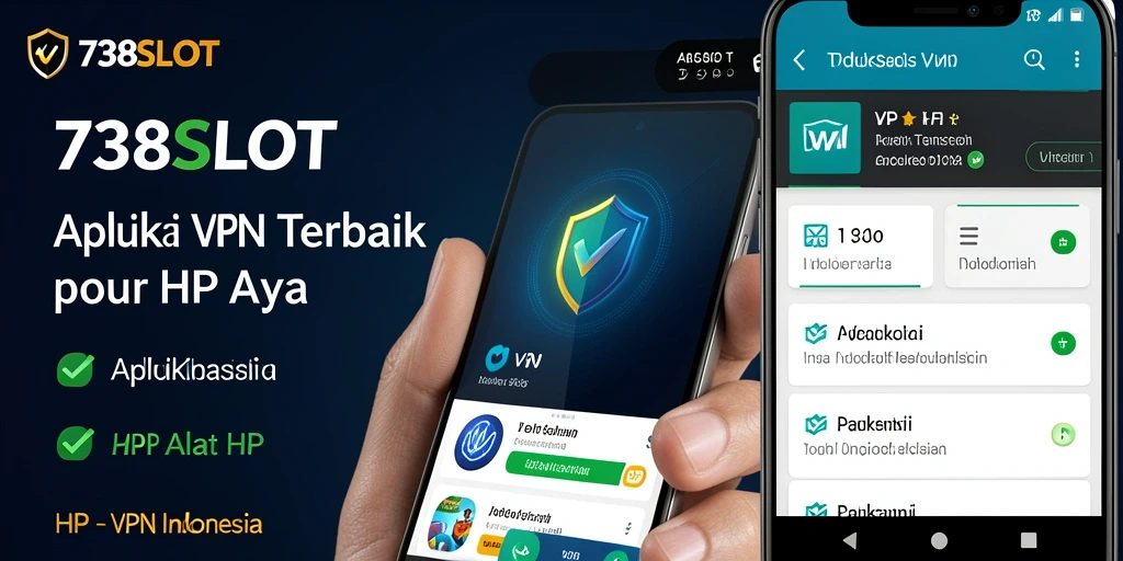 Tampilan antarmuka aplikasi VPN 738SLOT yang menarik dan mudah digunakan.