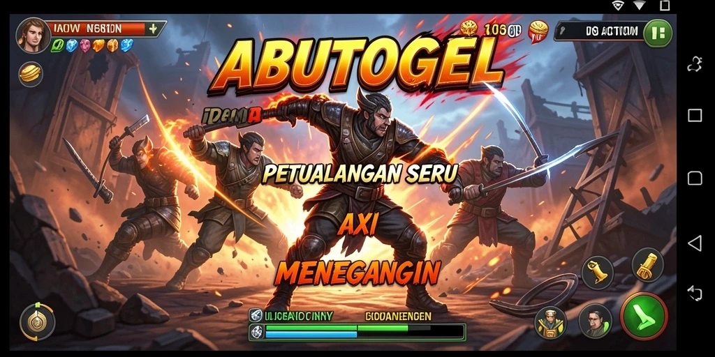 Tampilan Antarmuka Menarik dan Gameplay Aksi yang Seru.
