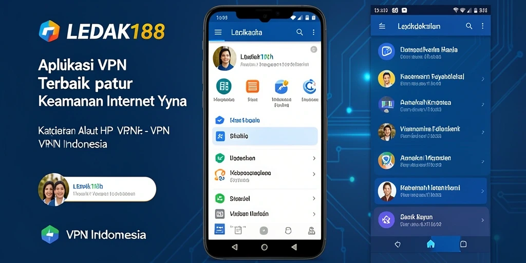 Tampilan antarmuka sederhana dan intuitif dari aplikas LEDAK188.