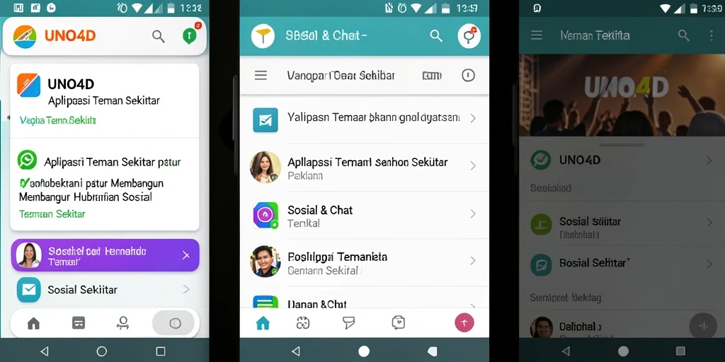 Tampilan antarmuka aplikasi UNO4D yang modern dan intuitif.